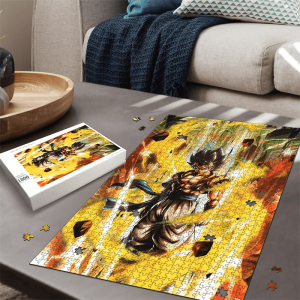 DBZ Goku Vegeta Dance Fusion Gogeta Portrait Epic Puzzle - Saiyan Stuff
