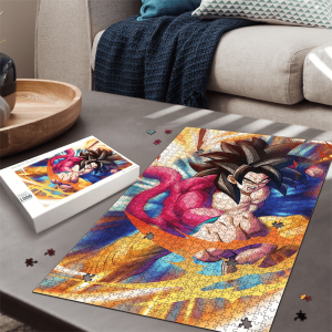 Dragon Ball GT Son Goku Super Saiyan 4 Amazing Portrait Puzzle - Saiyan Stuff
