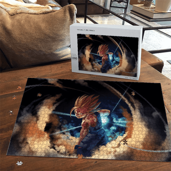 Dragon Ball Kid Gohan SSJ2 Battle Mode Awesome Puzzle - Saiyan Stuff
