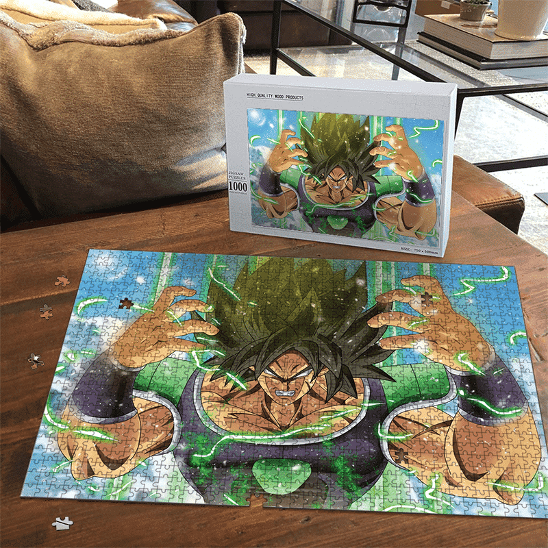 Puzzle de 9 cartes dragon ball z foil fancard Spécial broly - Dragon Ball |  Beebs