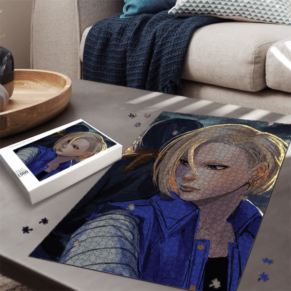 Dragon Ball Z Back To Back Android 18 And 17 Dope Puzzle - Saiyan Stuff