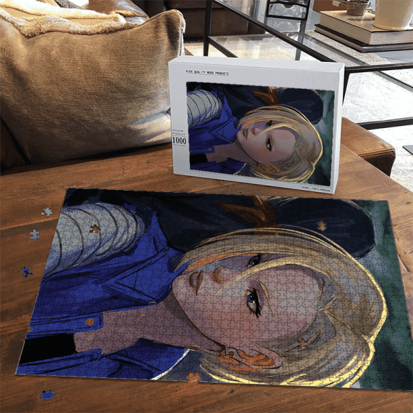 Dragon Ball Z Back To Back Android 18 And 17 Dope Puzzle - Saiyan Stuff