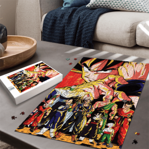 Dragon Ball Z Goku Vegeta Piccolo And Others Cool Portrait Puzzle - Saiyan Stuff