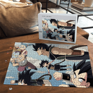 Dragon Ball Z Kid Goku Gine Bardock Vegeta Bulma Puzzle - Saiyan Stuff