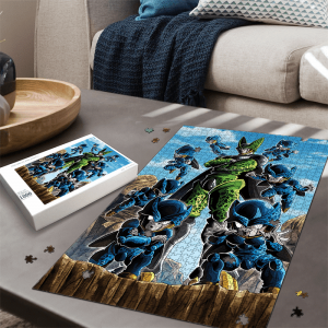 Dragon Ball Z Perfect Cell And Cell Junior Amazing Portrait Puzzle - Saiyan Stuff
