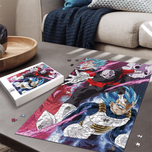 Super Saiyan Blue Goku Vegeta VS Jiren Dragon Ball Puzzle - Saiyan Stuff