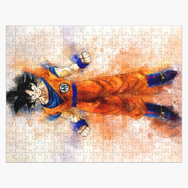 Goku - Dragon Ball Z watercolor Jigsaw Puzzle RB0605 product Offical Anime Puzzles Merch
