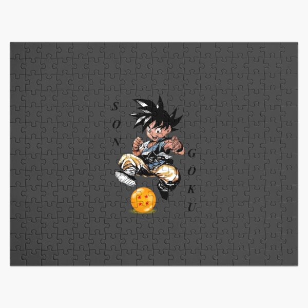 Son Goku and the ball  |Gift shirt Jigsaw Puzzle RB0605 product Offical Anime Puzzles Merch