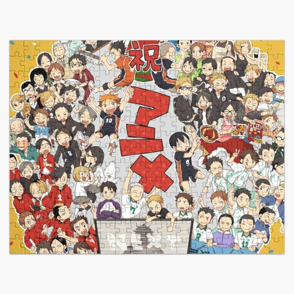 Collage Haikyuu Team Jigsaw Puzzle RB0605 product Offical Anime Puzzles Merch