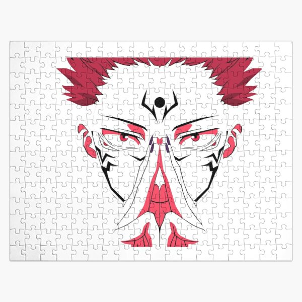 Funny  itadori Cursed demon - Funny jujutsu kaisen characters  Jigsaw Puzzle RB0605 product Offical Anime Puzzles Merch