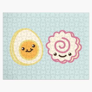 Narutomaki - Cute Fishcake and Egg - Kawaii food Jigsaw Puzzle RB0605 product Offical Anime Puzzles Merch